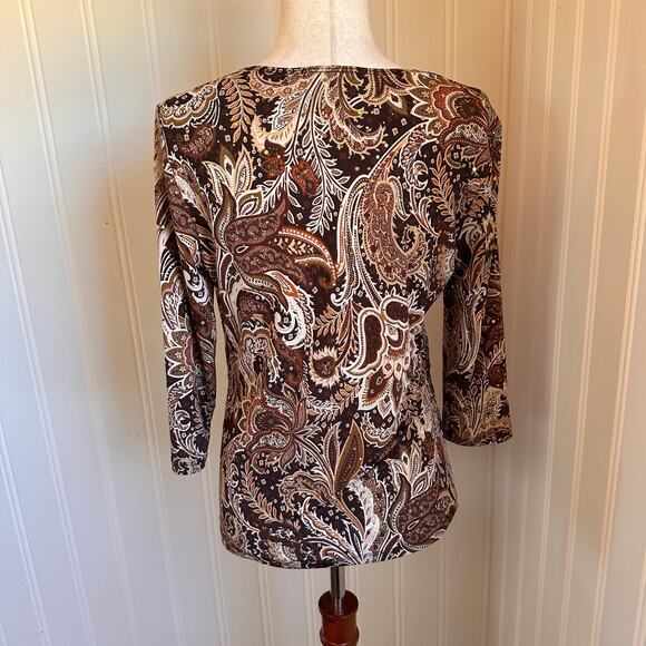 Vintage 90s/y2k Fairy Brown Top M - Picture 6 of 7